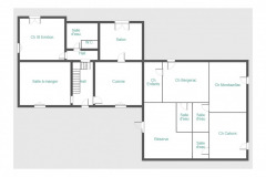 Maison du Bonheur - Plan du rez-de-chaussée